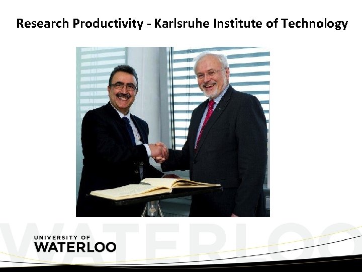 Research Productivity - Karlsruhe Institute of Technology 