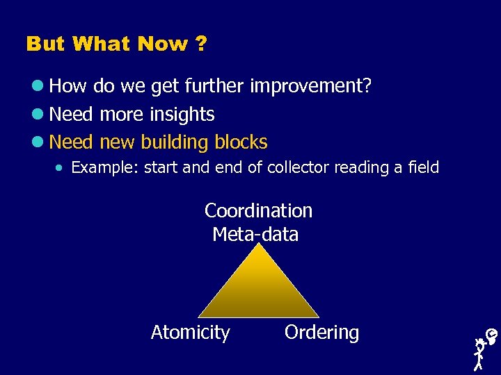 But What Now ? l How do we get further improvement? l Need more