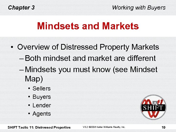 Chapter 3 Working with Buyers Mindsets and Markets • Overview of Distressed Property Markets