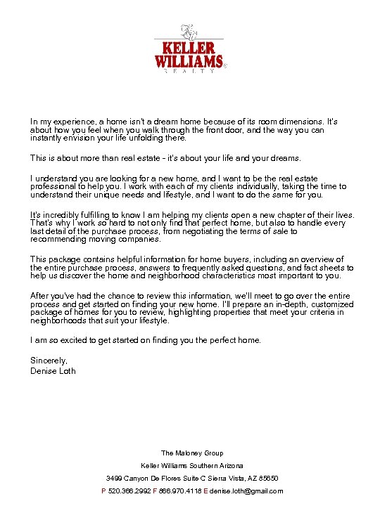 Add your name here Add your phone number here In my experience, a home