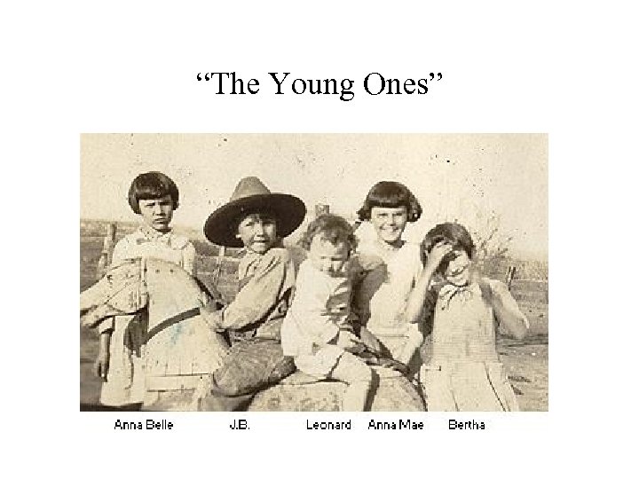 “The Young Ones” 