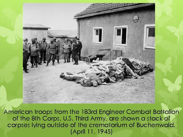 American troops from the 183 rd Engineer Combat Battalion of the 8 th Corps,