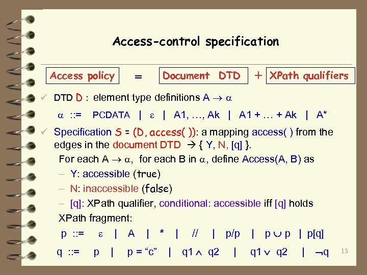 Secure Xml Querying With Security Views Wenfei Fan