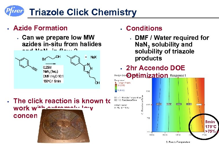 Triazole Click Chemistry § Azide Formation § § Can we prepare low MW azides