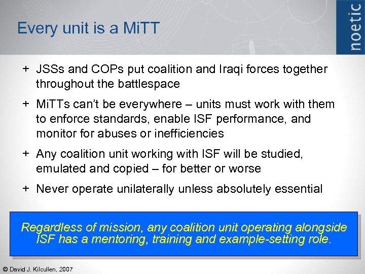 Every unit is a Mi. TT + JSSs and COPs put coalition and Iraqi