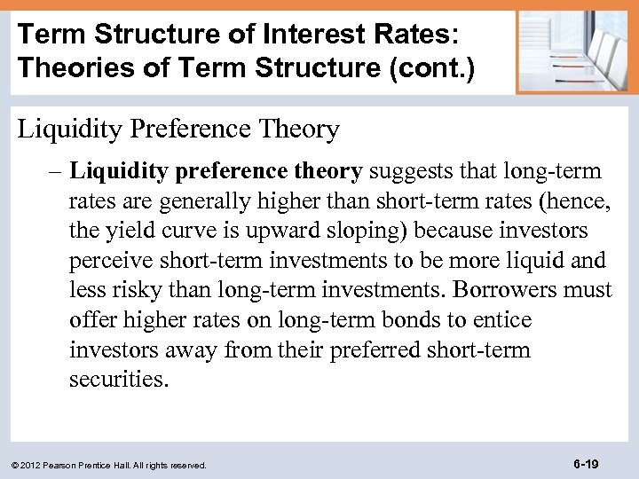 Term Structure of Interest Rates: Theories of Term Structure (cont. ) Liquidity Preference Theory