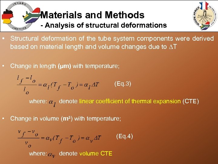 Materials and Methods - Analysis of structural deformations • Structural deformation of the tube