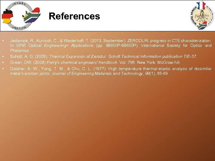 References • • Jedamzik, R. , Kunisch, C. , & Westerhoff, T. (2013, September).