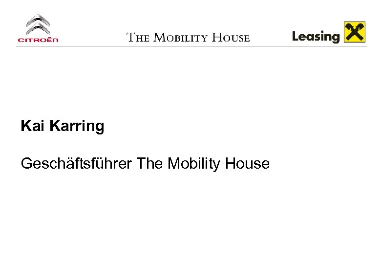Kai Karring Geschäftsführer The Mobility House 