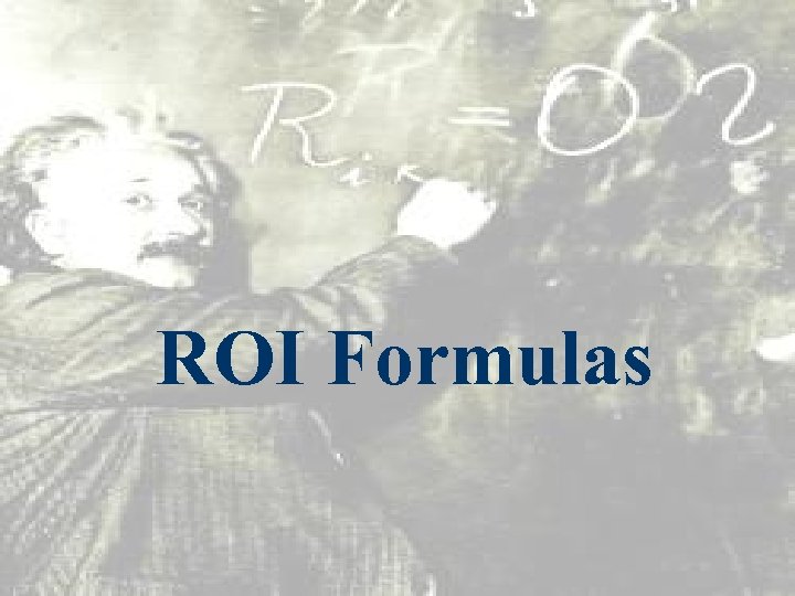 ROI Formulas 