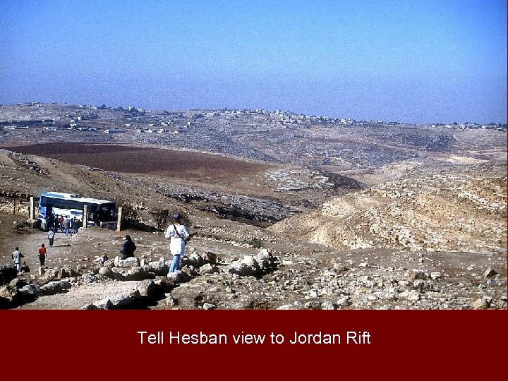 Tell Hesban view to Jordan Rift 