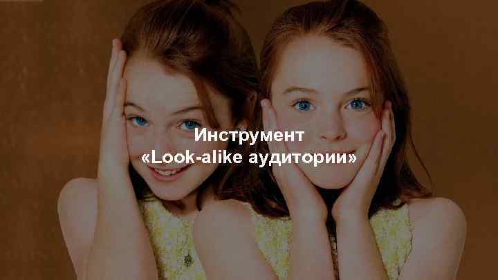 Инструмент «Look-alike аудитории» 