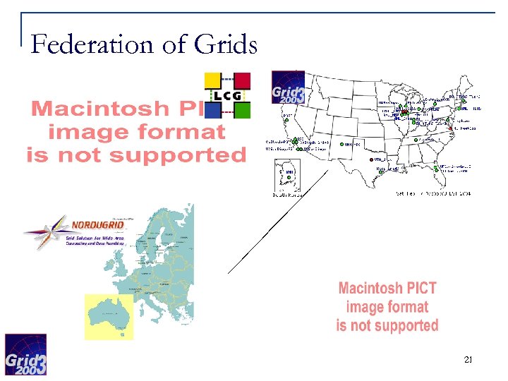 Federation of Grids 21 