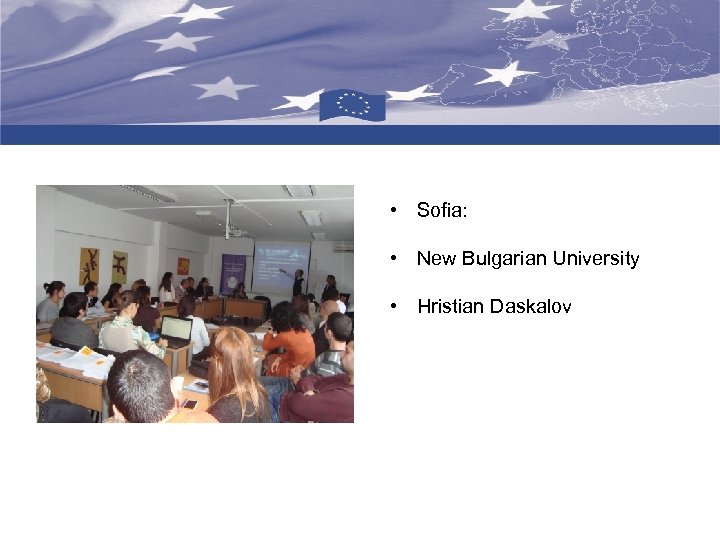  • Sofia: • New Bulgarian University • Hristian Daskalov 