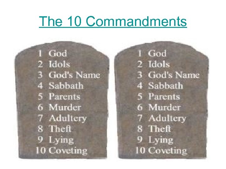 The 10 Commandments 