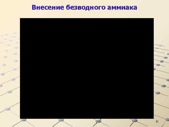 Внесение безводного аммиака 61 