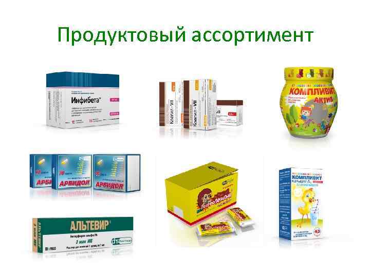 Продуктовый ассортимент 