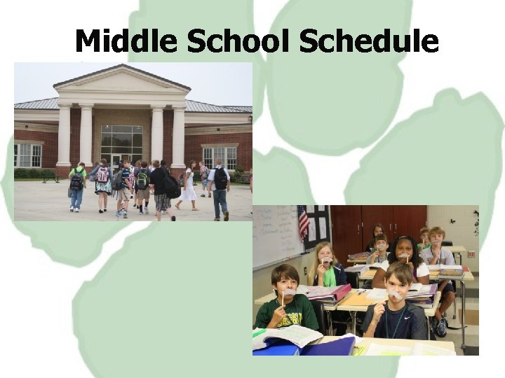 Middle School Schedule 