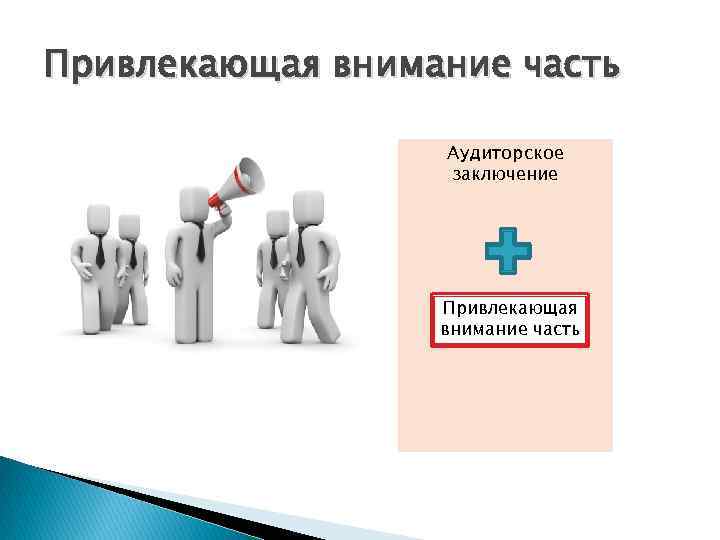 Привлекающая внимание часть Аудиторское заключение Привлекающая внимание часть 