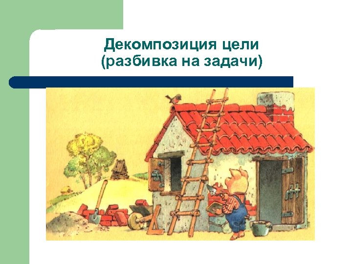 Декомпозиция цели (разбивка на задачи) 