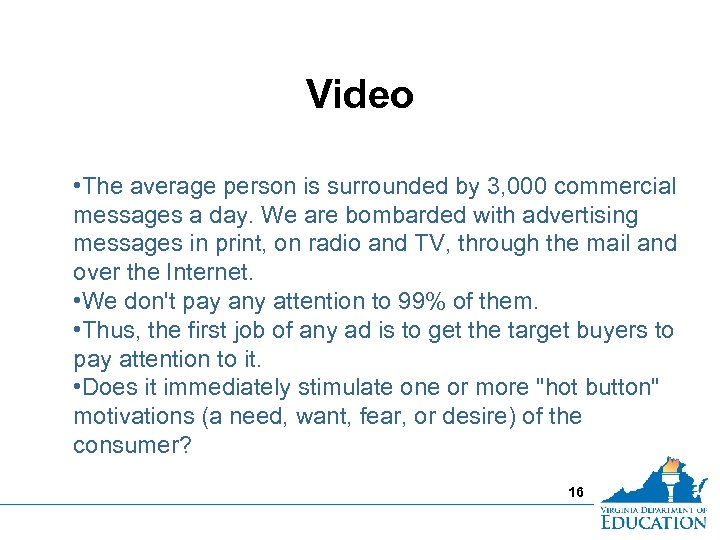 Video • The average person is surrounded by 3, 000 commercial messages a day.