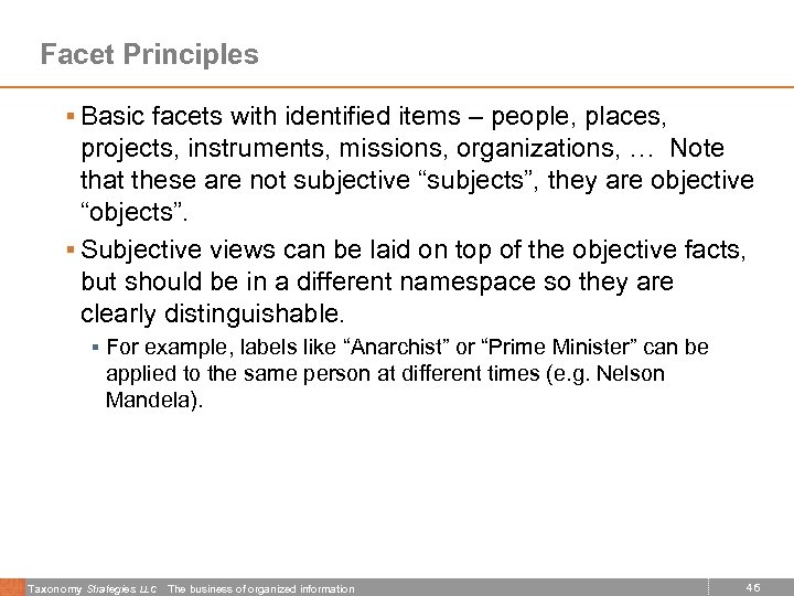 Facet Principles § Basic facets with identified items – people, places, projects, instruments, missions,