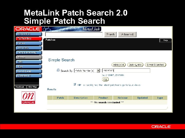 Meta. Link Patch Search 2. 0 Simple Patch Search 
