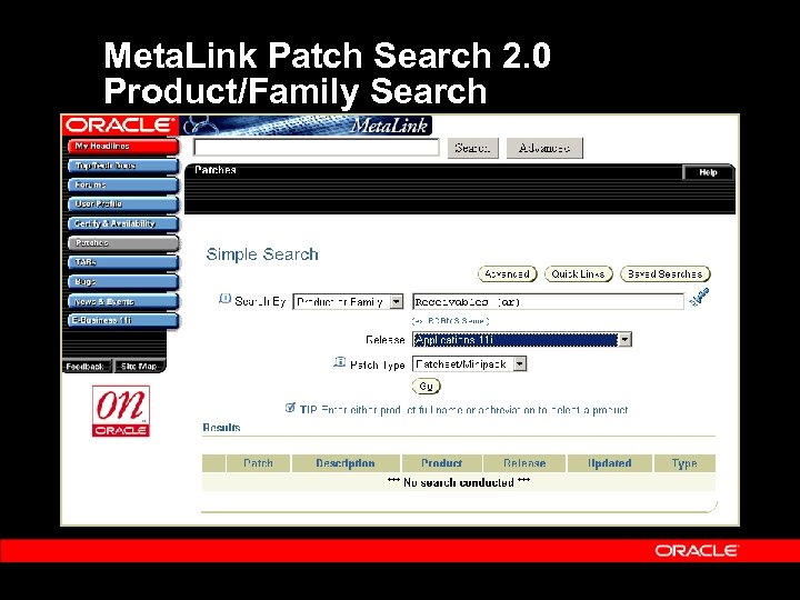 Meta. Link Patch Search 2. 0 Product/Family Search 