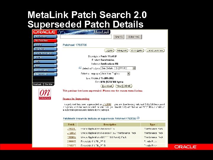 Meta. Link Patch Search 2. 0 Superseded Patch Details 