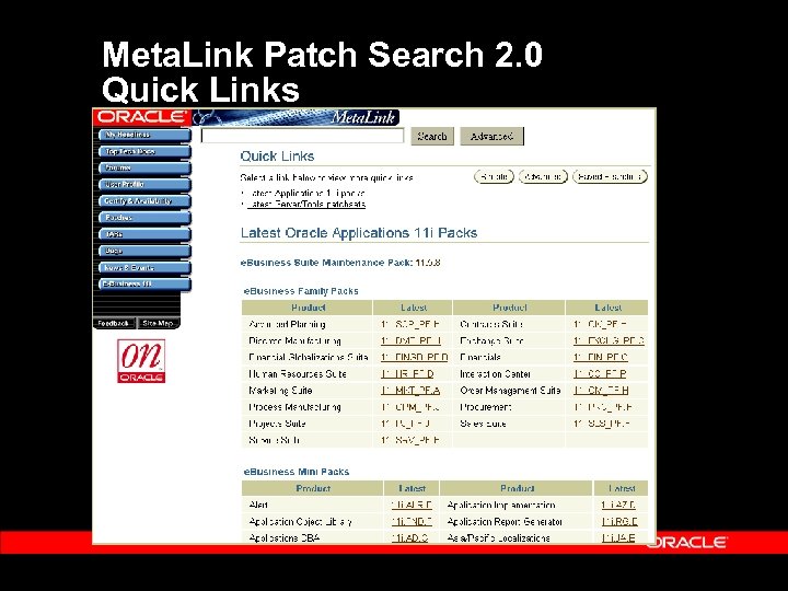 Meta. Link Patch Search 2. 0 Quick Links 