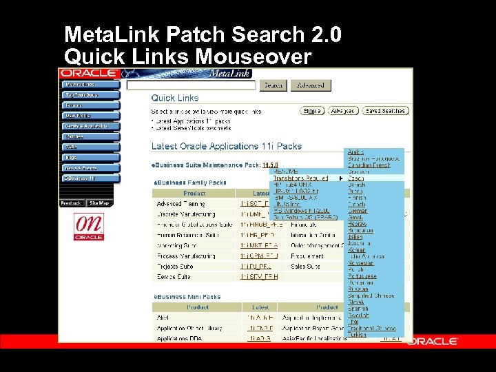 Meta. Link Patch Search 2. 0 Quick Links Mouseover 