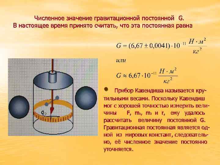 Реферат: Опыт Кавендиша