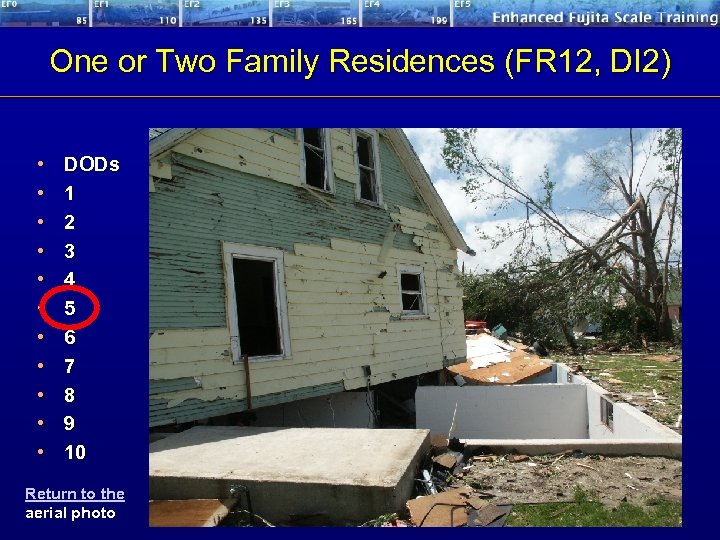 One or Two Family Residences (FR 12, DI 2) • • • DODs 1