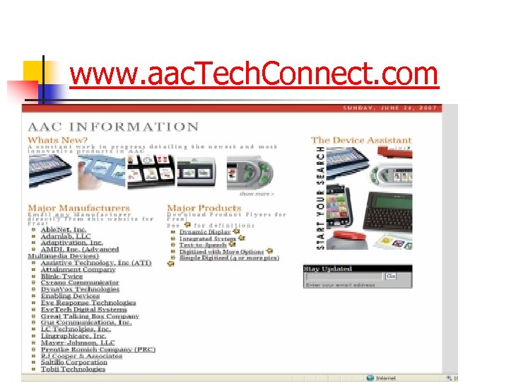 www. aac. Tech. Connect. com 