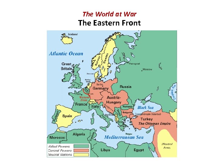 The World at War The Eastern Front 