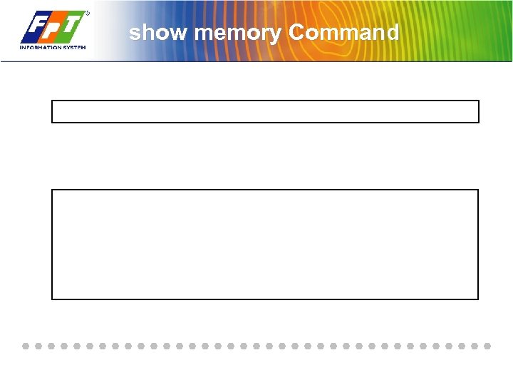 show memory Command 