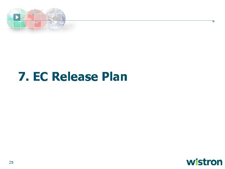 7. EC Release Plan 25 