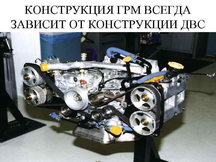 КОНСТРУКЦИЯ ГРМ ВСЕГДА ЗАВИСИТ ОТ КОНСТРУКЦИИ ДВС 