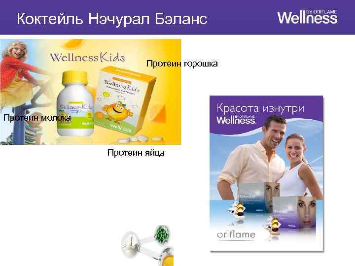 Коктейль Нэчурал Бэланс Протеин горошка Протеин молока Протеин яйца 