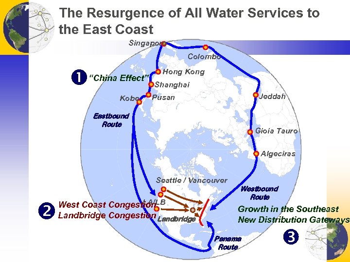 The Resurgence of All Water Services to the East Coast Singapore Colombo “China Effect”