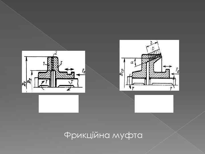 а) б) Фрикційна муфта 