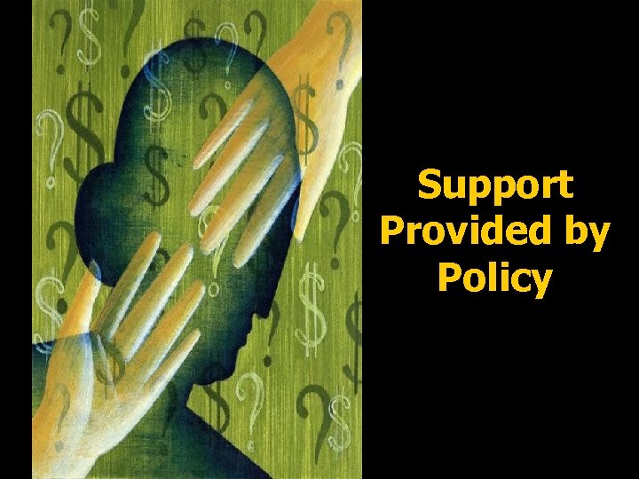 Support Provided by Policy 