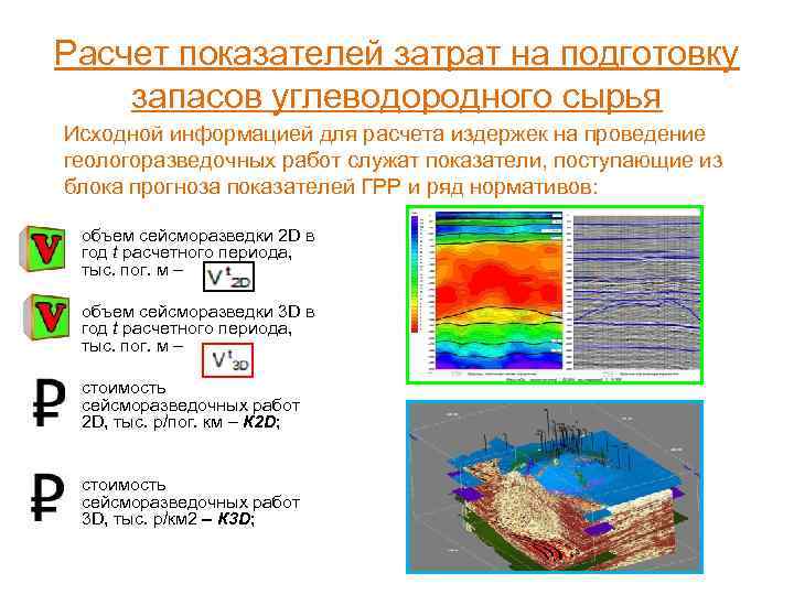 Расчет показателей затрат на подготовку запасов углеводородного сырья Исходной информацией для расчета издержек на