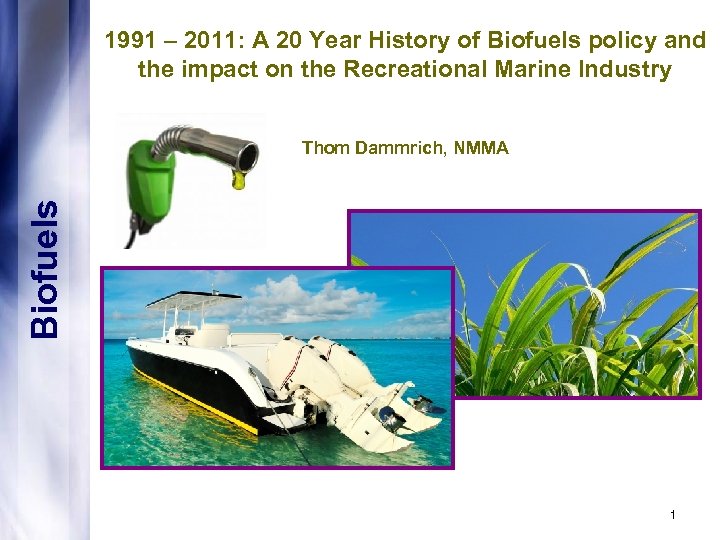 1991 – 2011: A 20 Year History of Biofuels policy and the impact on