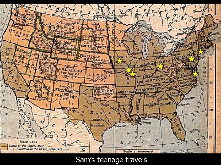 Sam’s teenage travels 