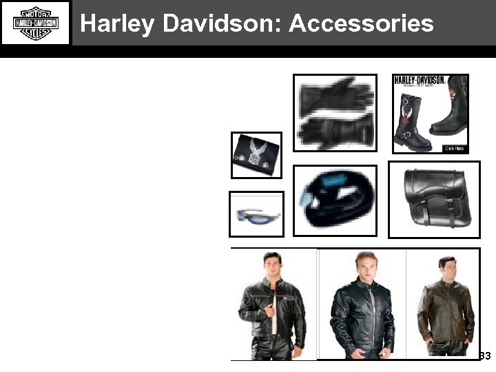 Harley Davidson: Accessories 33 