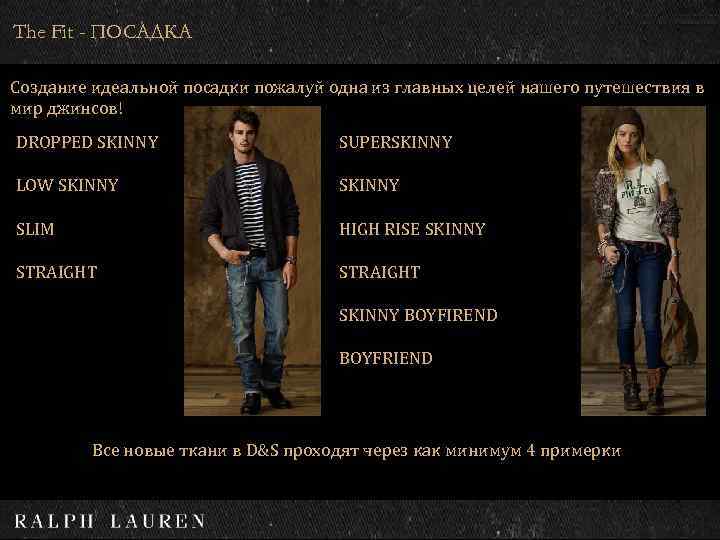 The Fit - ПОСАДКА Создание идеальной посадки пожалуй одна из главных целей нашего путешествия