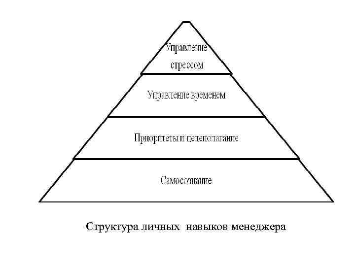 Структура личных навыков менеджера 