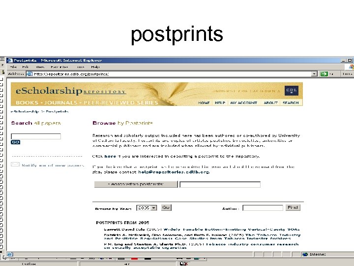 postprints 