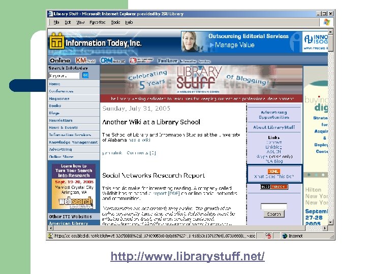 http: //www. librarystuff. net/ 